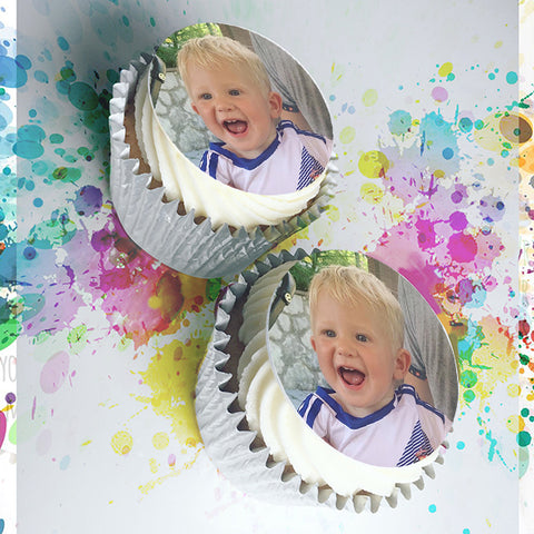 edible photo cupcakes  - order online with uk delivery