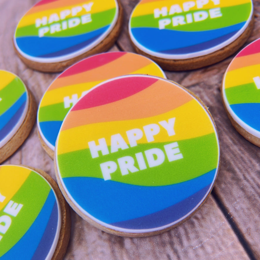 PRIDE THEMED BISCUITS UK DELIVERY Print Cakes