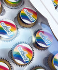 branded pride cupcakes for office pride celebrations - uk delivery