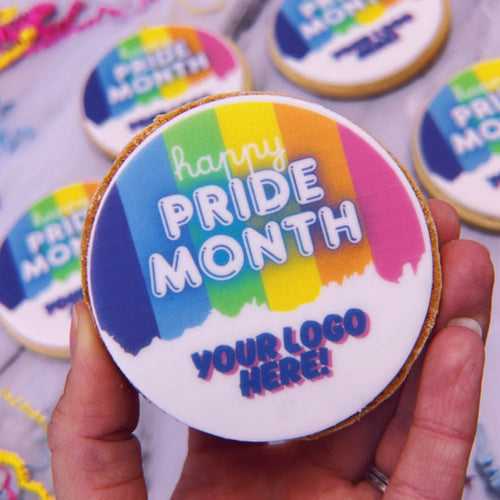 PRIDE MONTH BRANDED LOGO BISCUITS FOR EMPLOYEES