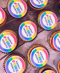 gluten free pride branded cupcakes - uk delivery