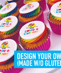 gluten free pride cupcakes - uk delivery