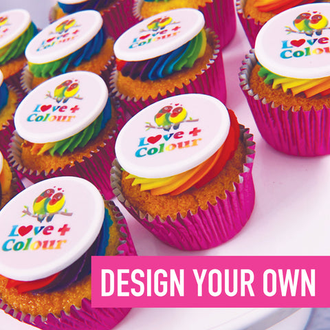 pride moth cupcakes with uk delivery - design your own