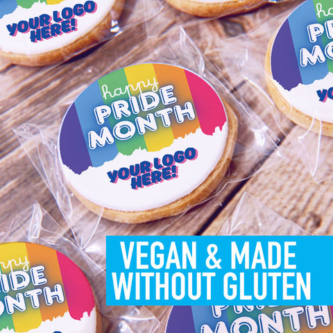 Pride Month Add Your Logo Biscuits | Free From