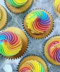 RAINBOW BUTTERCREAM CUCPAKES FOR PRIDE