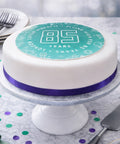 CELEBRATION CAKE FOR COMPANY BIRTHDAY, ANNIVERSARY OR MILESTONE. PRINTED WITH EDIBLE IMAGE AND DELIVERED UK WIDE