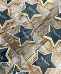 star shaped logo biscuit