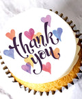 thank you buttercream cupcakes with edible image thank you message. Perfect for a gift. 