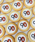 company anniversary biscuits with logo