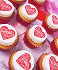 valentines day cupcakes for gifts, cupcakes for employees or client gifts