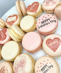 macaron valentines day gift - upload logo or photo. Delivery uk