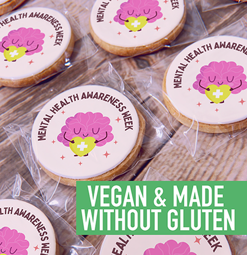 vegan mental health awareness week biscuits - uk delivery