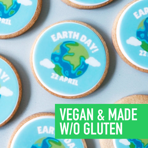 vegan earth day biscuits for earth day 22nd april