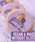 vegan Biscuits for International women's day - office event