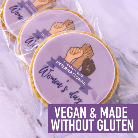 vegan Biscuits for International women's day - office event