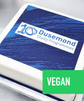 Vegan branded celebration cake with your logo or image. Handmade, beautifully finished and perfect for events, with UK-wide delivery.