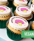 vegan mental health awareness cupcakes