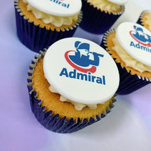 logo branded cupcakes delivered london