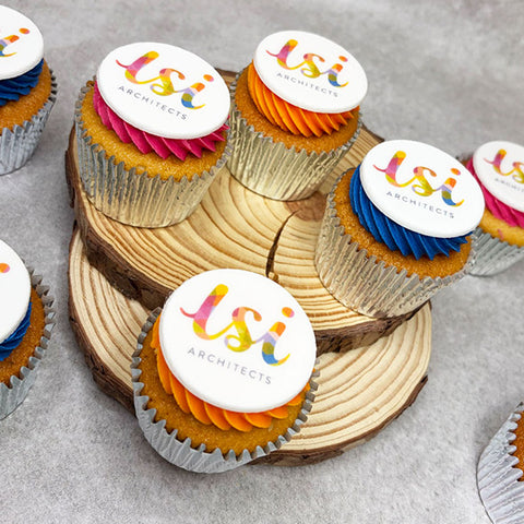 Bespoke Branded Cupcakes | Custom Colours, Flavours & Boxes