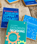book shaped biscuits with edible prints of book covers 
