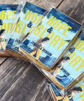 individually packaged iced biscuits with edible print for book launch