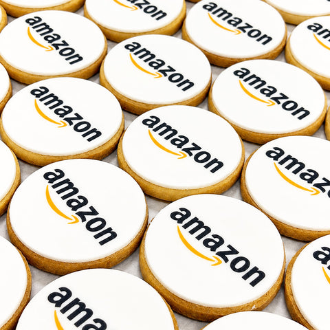 branded biscuits for amazon uk with edible logo