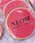 beauty branded logo biscuits individually wrapped - shop printcakes.co.uk