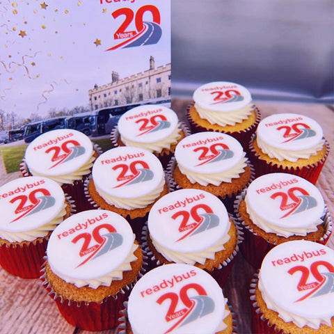 company anniversary celebration cupcakes for event