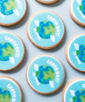 earth day printed iced biscuits - order for events