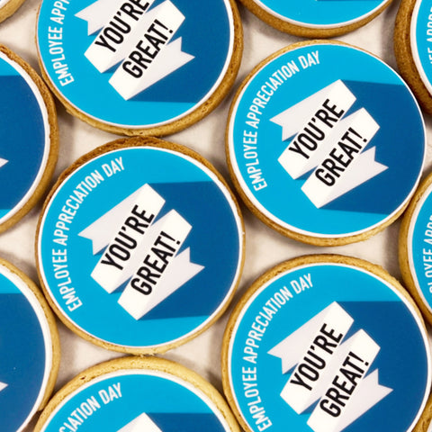 employee appreciation branded biscuits - uk delivery