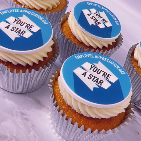 employee appreciation day cupcakes - uk delivery