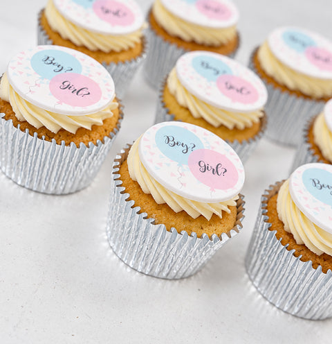 Gender Reveal Cupcakes