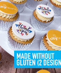 gluten free logo cupcakes - upload your design