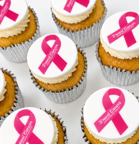 Breast Cancer Awareness Month Cupcakes
