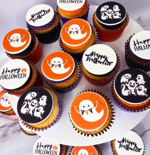 halloween cupcake gift box - uk delivery