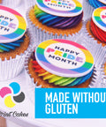 gluten free pride month cupcakes - order online - uk delivery
