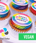 vegan pride month cupcakes - uk delivery
