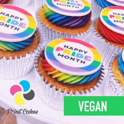 vegan pride month cupcakes - uk delivery