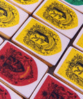 rectangle biscuits with book graphics printed onto icing.