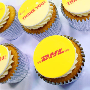 logo branded cupcakes uk delivery