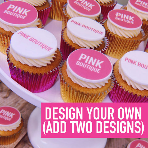 Branded Cupcakes | Two Designs