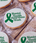 MENTAL HEALTH AWARENESS WEEK RIBBON BISCUITS - DELIVERY UK