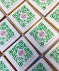 QR code square biscuits for events