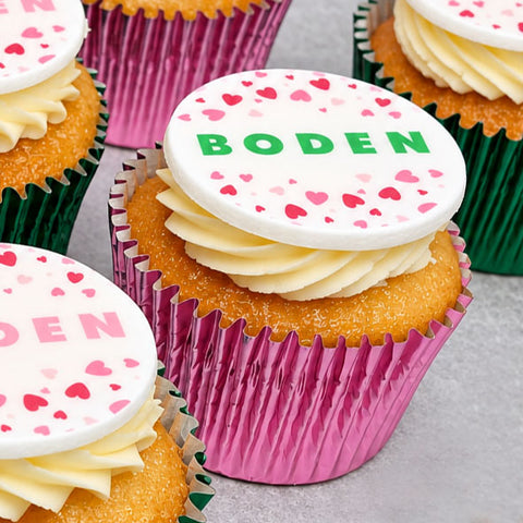 Valentine's Day Branded Cupcakes | Add Your Logo