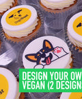 vegan logo cupcakes - order online -delivery