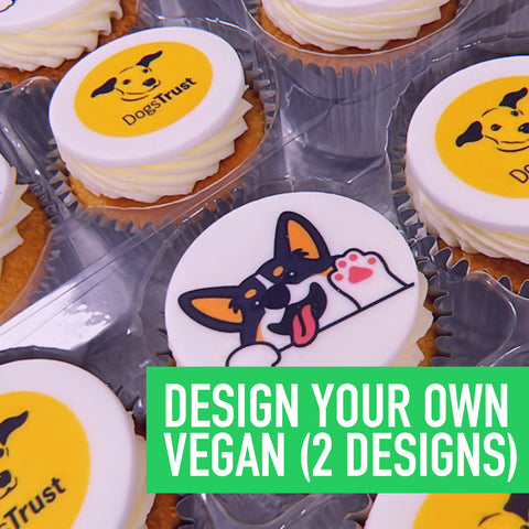 vegan logo cupcakes - order online -delivery