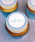 well done cupcake gift box with uk delivery - shop printcakes.co.uk