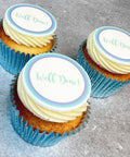 well done cupcakes for employees and new job - uk delivery