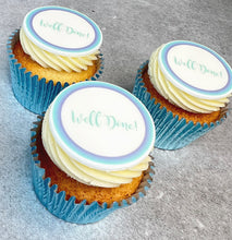 well done cupcakes for employees and new job - uk delivery
