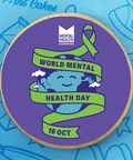 biscuits for world mental health day - shop printcakes.co.uk